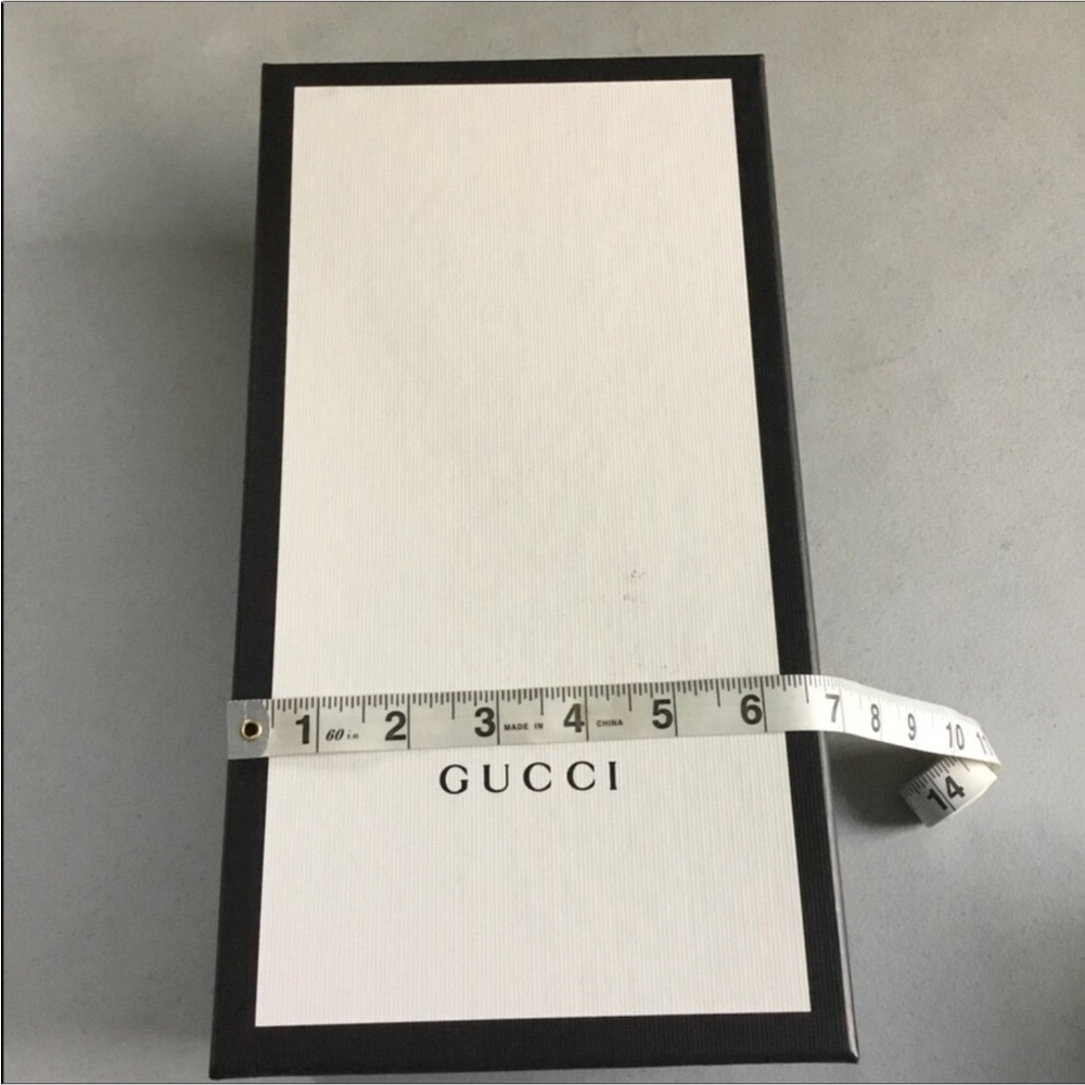 GUCCI EMPTY SHOE BOX NO SHOES 2/DUST BAGS BOX LABEL SIZE 37.5-7.5 - Picture 9 of 16